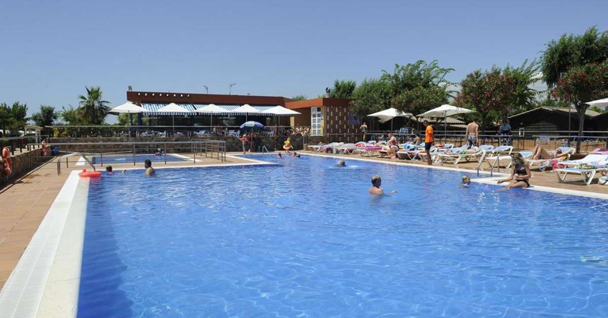 Een foto van het zwembad bij Camping Del Mar