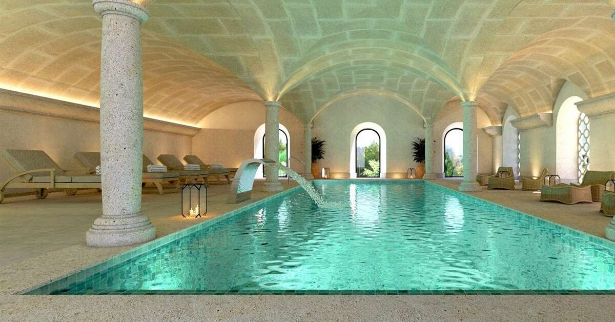 Een foto van het terras bij Hotel Creu de Tau Art & Spa