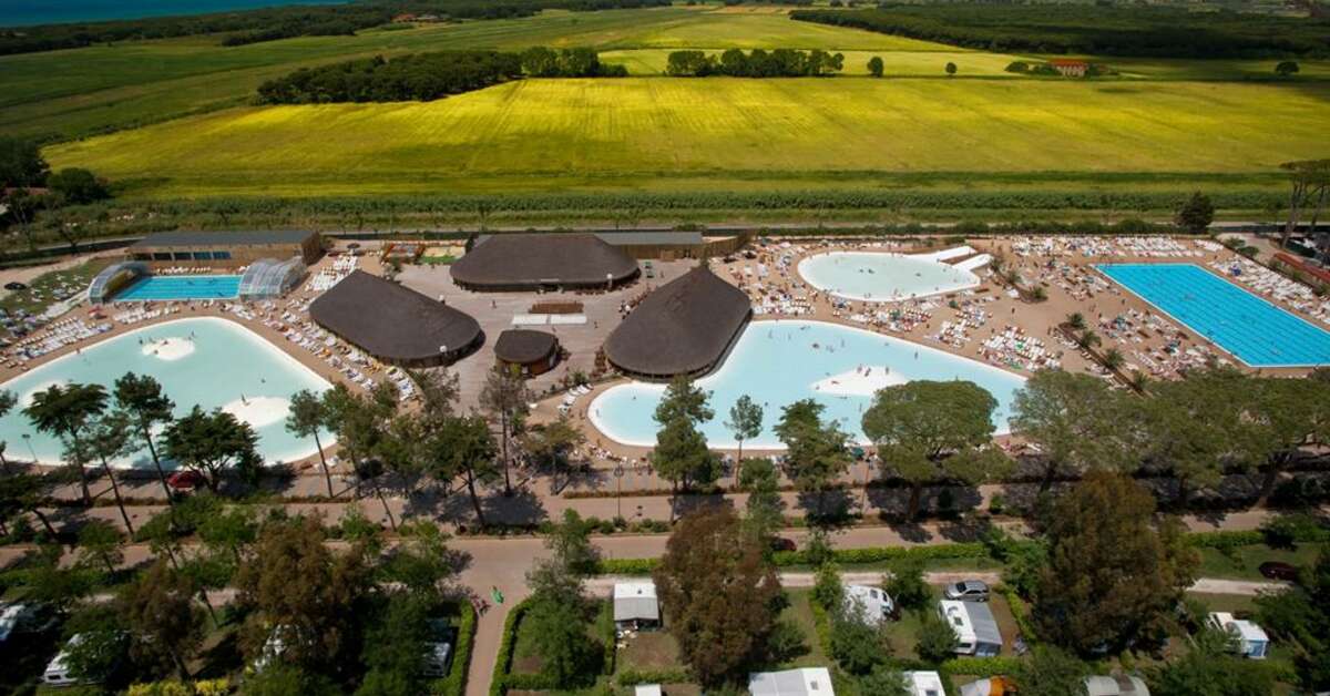 Een foto van het zwembad bij Camping Village Park Albatros