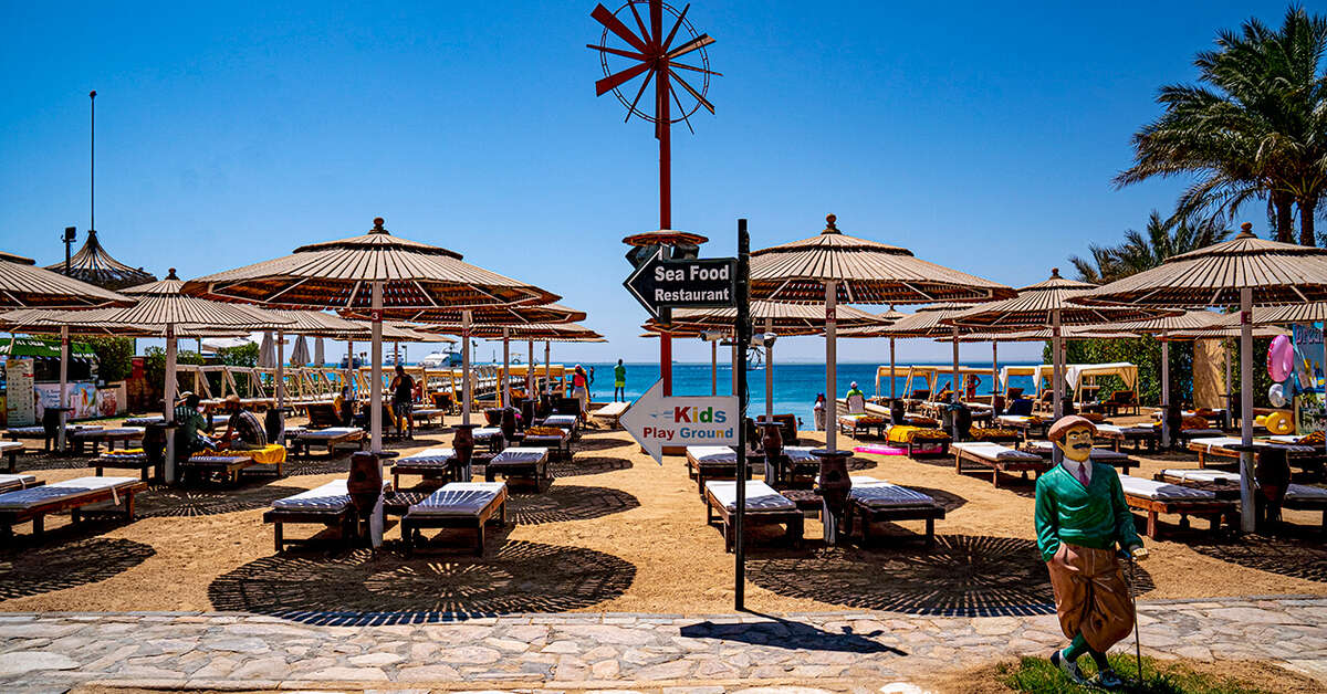 Een foto van het strand bij Elysees Dream Beach Hotel