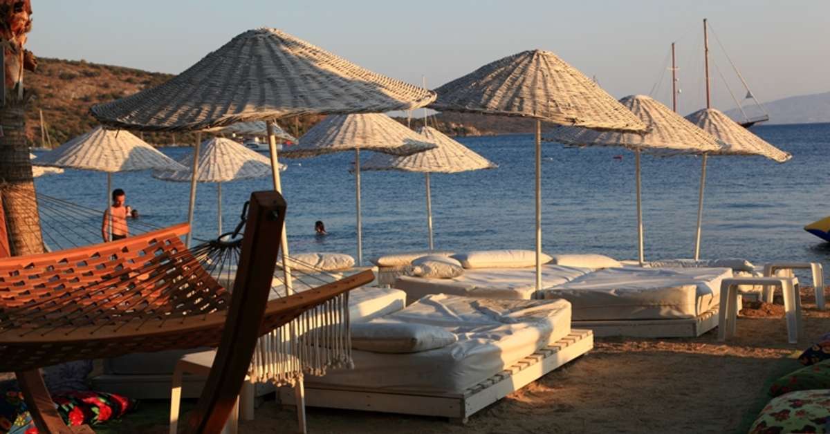 Een foto van het strand bij Okaliptüs Hotel