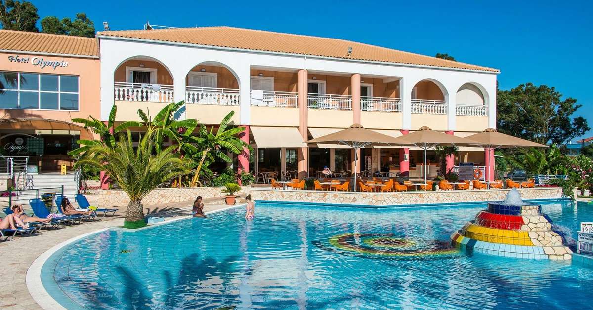 Een foto van een overzicht van Olympia Hotel Laganas