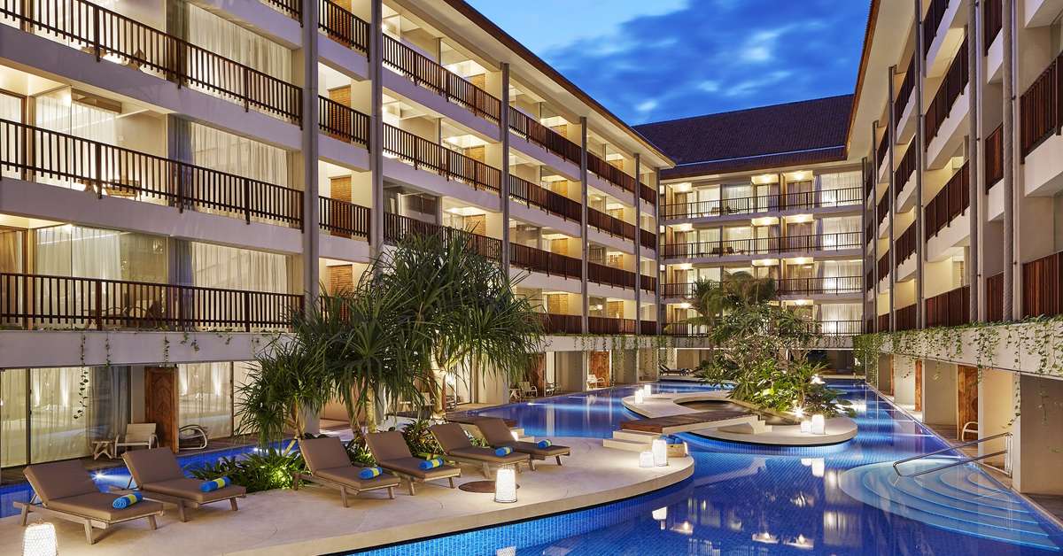 Een foto van het zwembad bij Four Points by Sheraton Bali Kuta