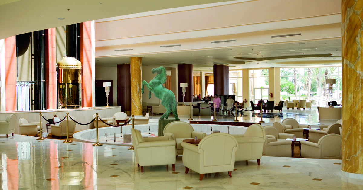 Een foto van het interieur van Steigenberger Marhaba Thalasso Hammamet