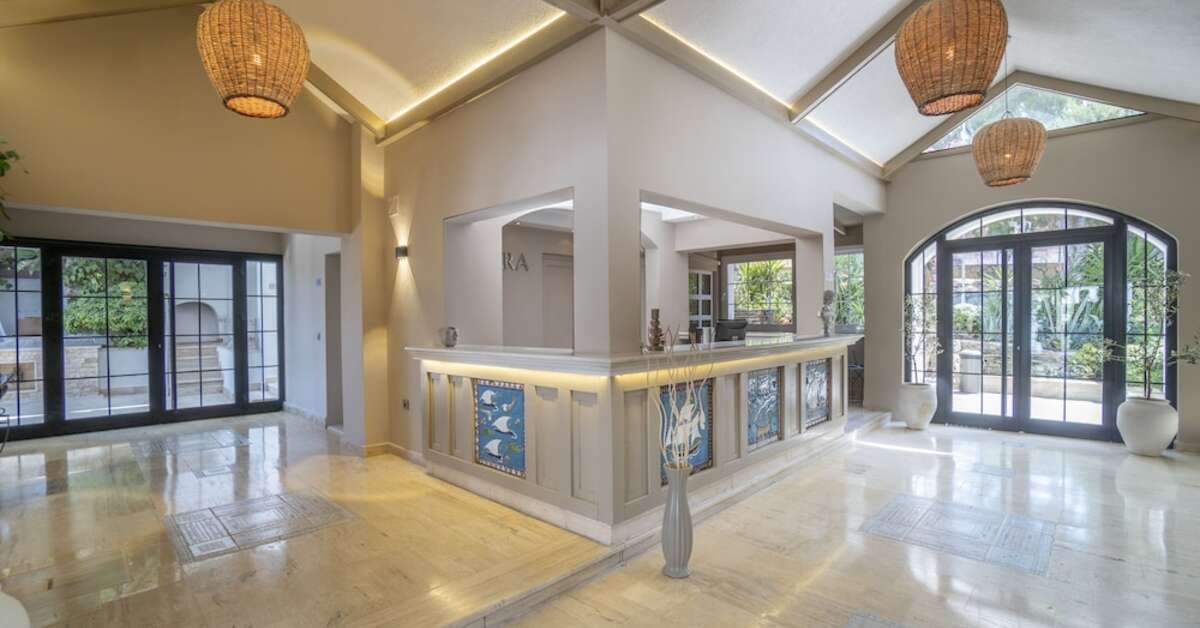 Een foto van het interieur van Manzara Boutique Hotel