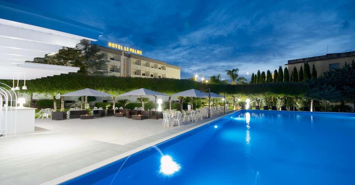 Een foto van het zwembad bij Hotel Le Palme Paestum