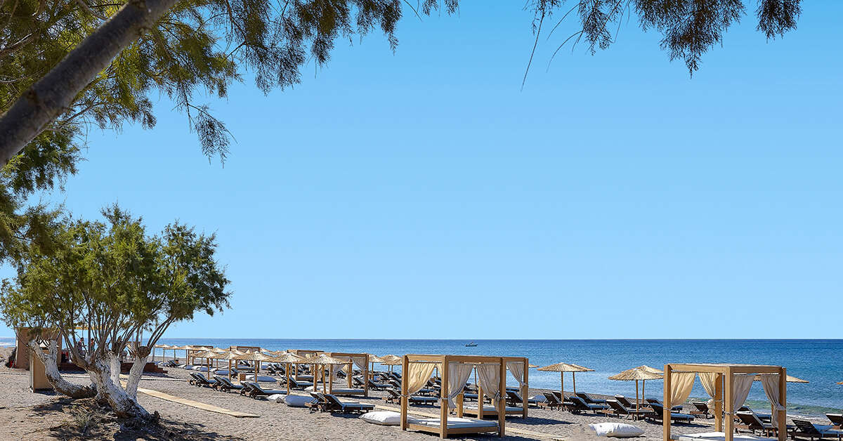 Ein Foto vom Strand beim Enorme Santanna Beach Resort