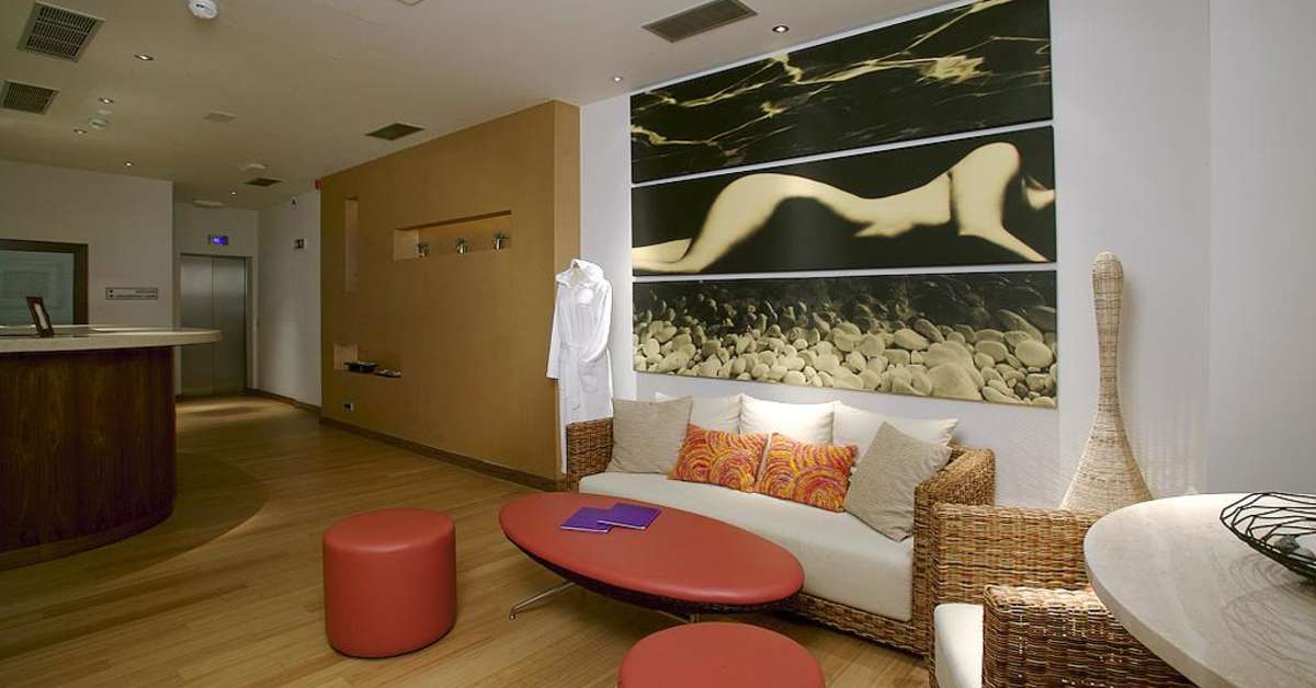 Een foto van het interieur van Adriana Hvar Spa Hotel