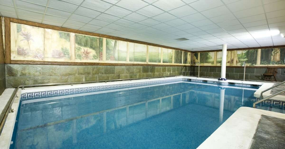 Een foto van het zwembad bij Aparthotel Monarque Sultan