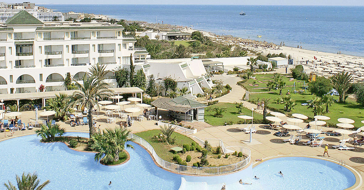 Een foto van het zwembad bij El Mouradi Palm Marina