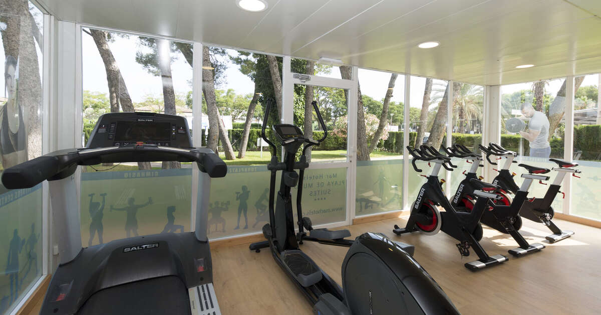 Een foto van de faciliteiten bij Aparthotel Playa de Muro Suites