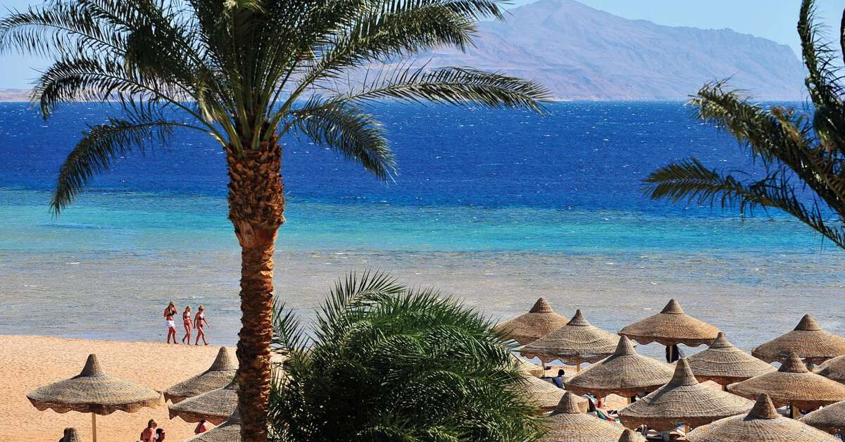 Een foto van het strand bij Baron Palms Resort