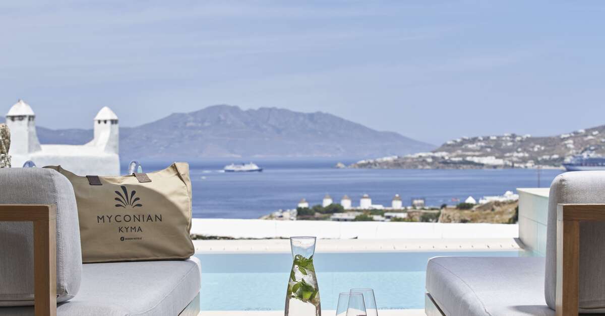 Ein Foto Myconian Kyma Design Hotel