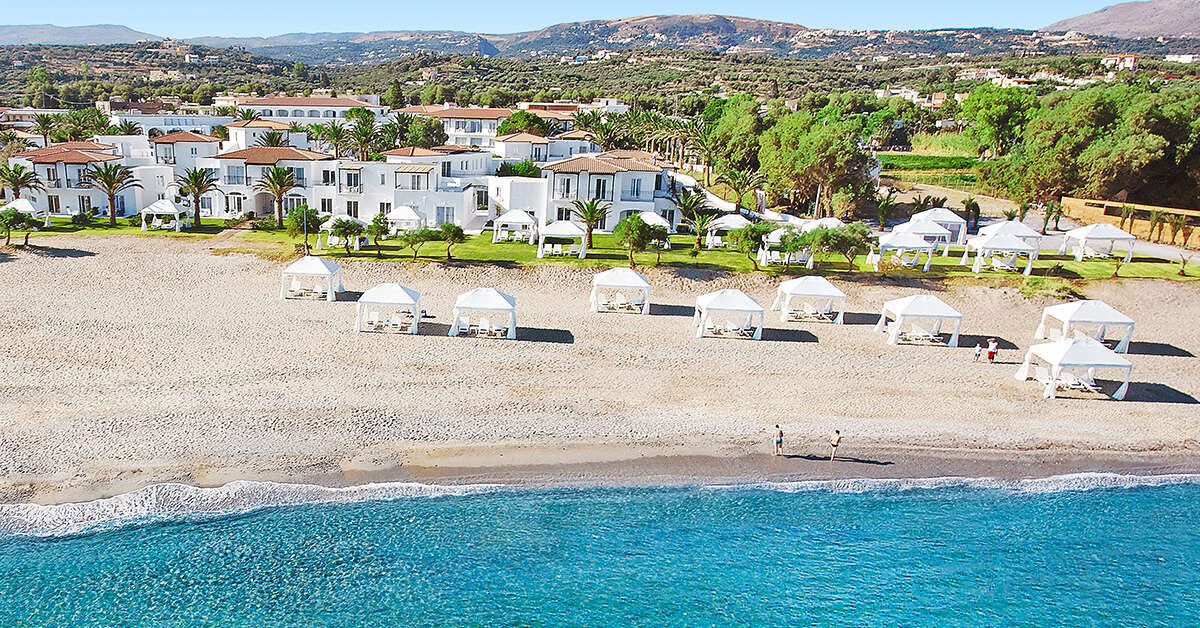 Een foto van het strand bij Grecotel Caramel Boutique Resort
