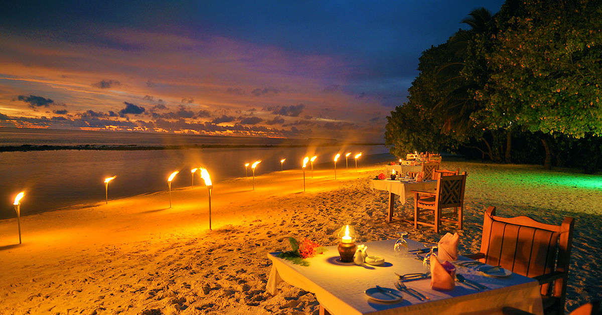Een foto van het strand bij Royal Island Resort & Spa