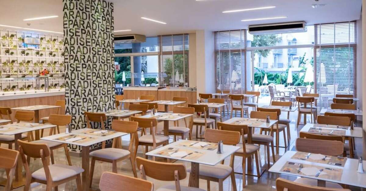 Ein Foto von den Einrichtungen im Palm Beach Hotel Kos