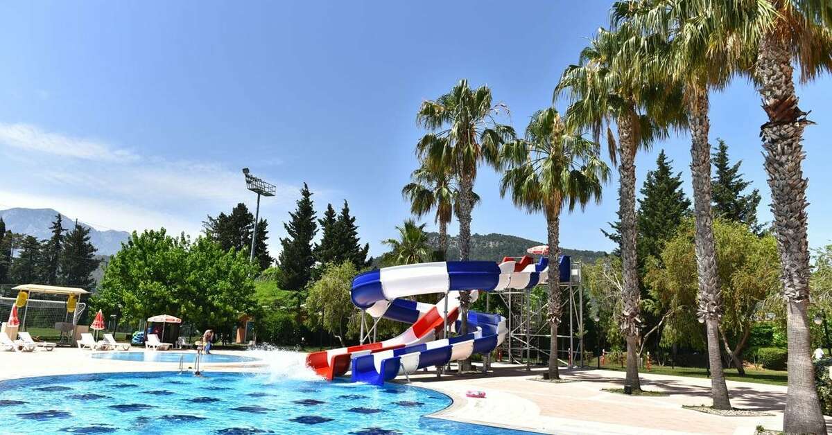 Een foto van het zwembad bij Viking Park Hotel & Spa