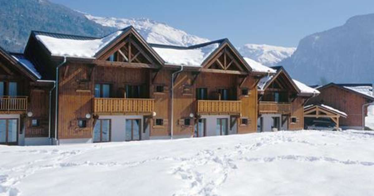 Een foto van de buitenkant van Chalets Les Fermes de Samoëns