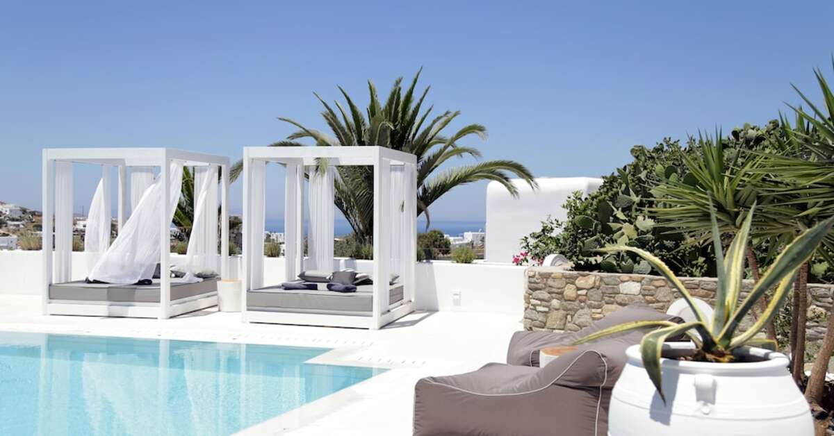 Een foto van het zwembad bij Livin Mykonos Hotel