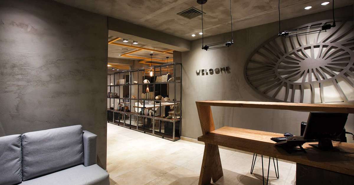 Een foto van het interieur van Rigas Boutique Hotel
