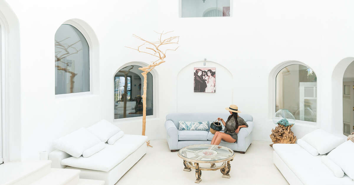 Ein Foto vom Innenbereich im Tharroe of Mykonos Hotel