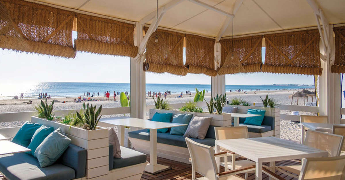 Een foto van het terras bij Aldiana Andalusien