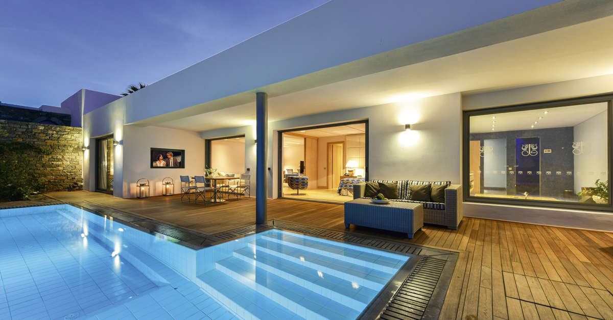 Een foto van het zwembad bij Elounda Beach Hotel & Villas