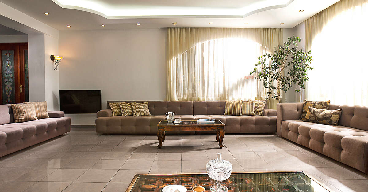 Een foto van het interieur van Almyrida Beach Hotel