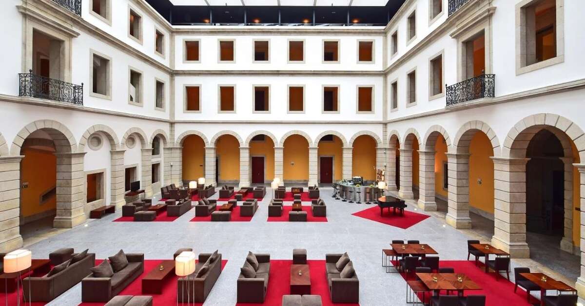 Een foto van het interieur van Pousada Viseu