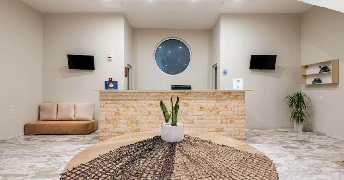 Een foto van het interieur van Sisi Breeze Hotel