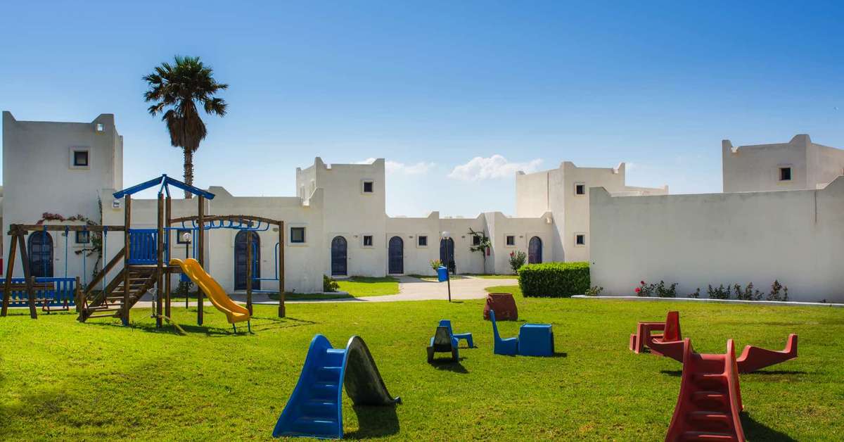 Een foto van de faciliteiten bij Aeolos Beach Hotel