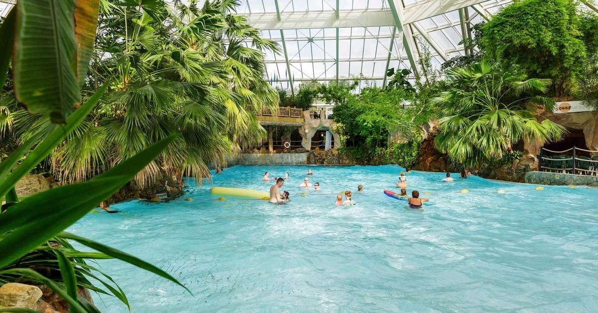Een foto van het zwembad bij Center Parcs Bispinger Heide