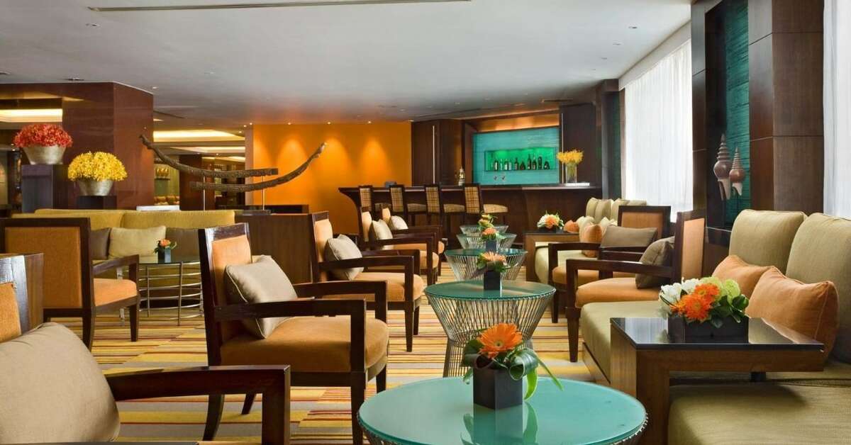 Een foto van het interieur van NH Bangkok Sukhumvit Boulevard