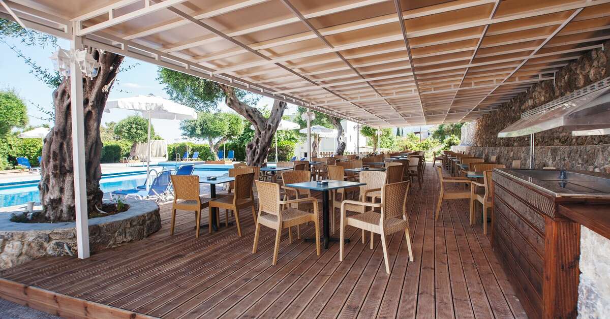 Ein Foto von den Einrichtungen im Golden Alexandros Hotel	