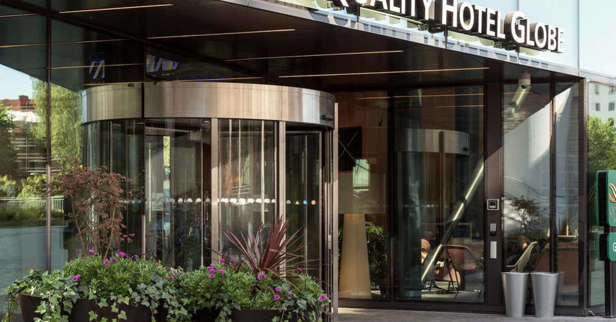 Een foto van de buitenkant van Quality Hotel Globe