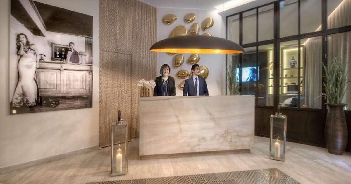 Een foto van het interieur van Best Western Plus Nice Cosy Hotel