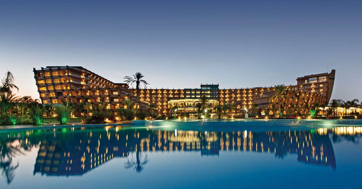 Ein Foto vom Pool im Noah's Ark Deluxe Hotel & Spa