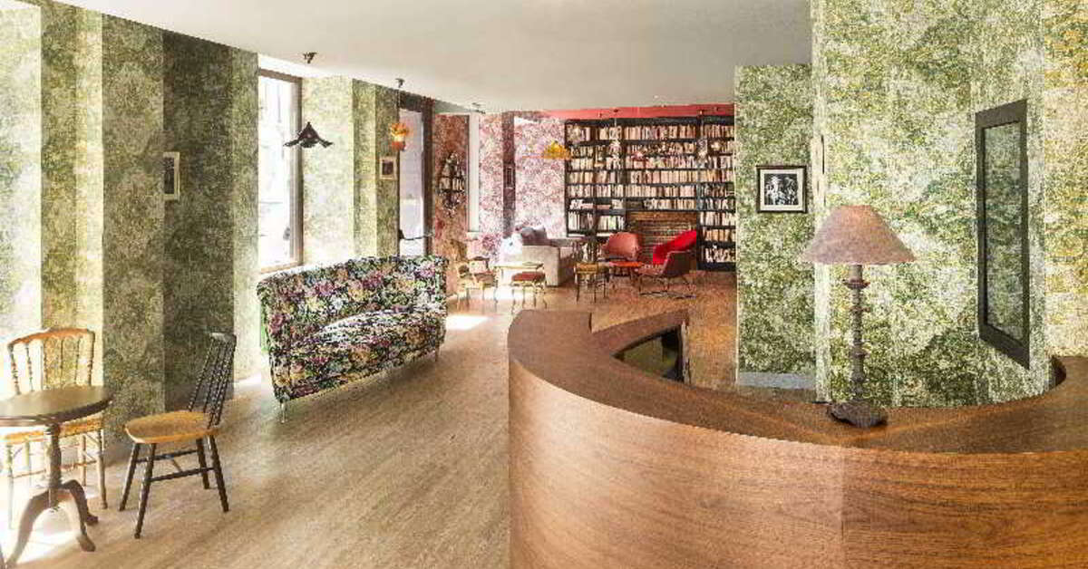 Een foto van het interieur van Hotel Josephine by HappyCulture