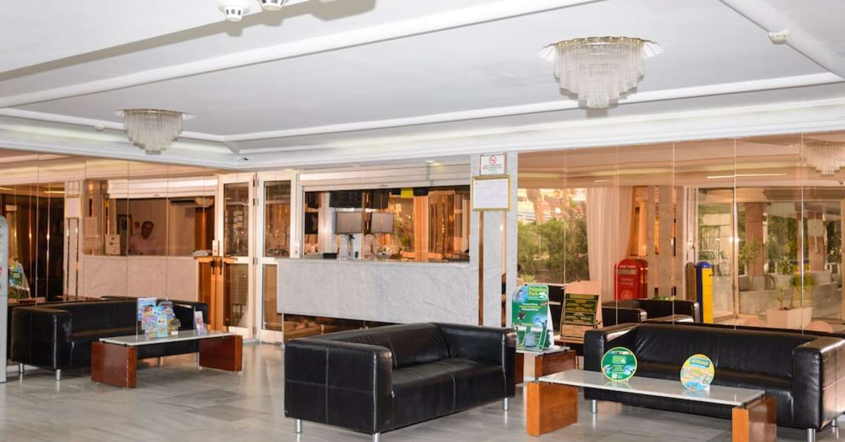 Een foto van het interieur van Appartementen Las Arenas