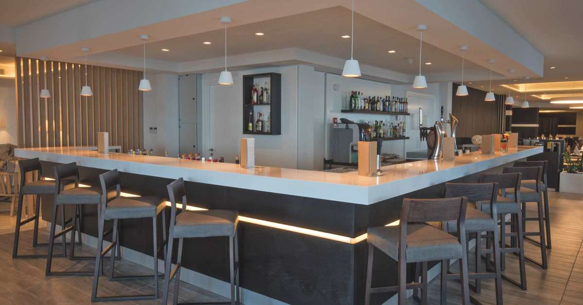 Een foto van de faciliteiten bij Evalena Beach Hotel