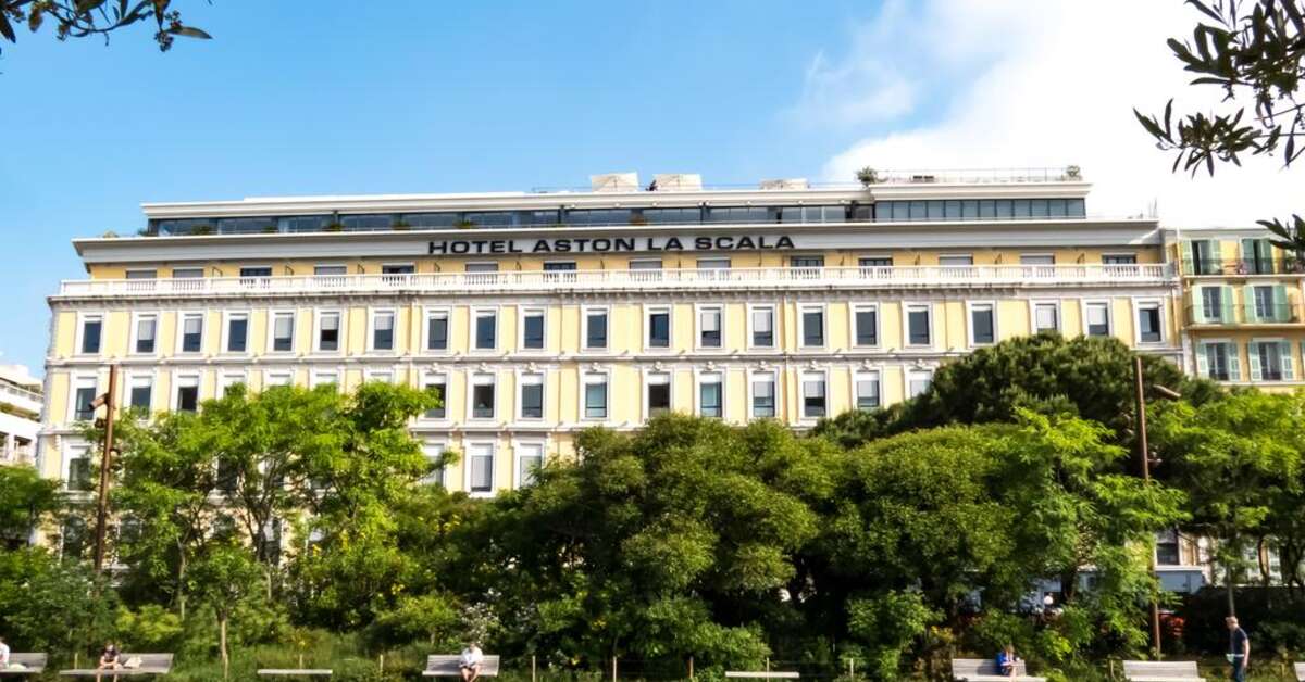 Een foto van de buitenkant van Hotel Aston la Scala