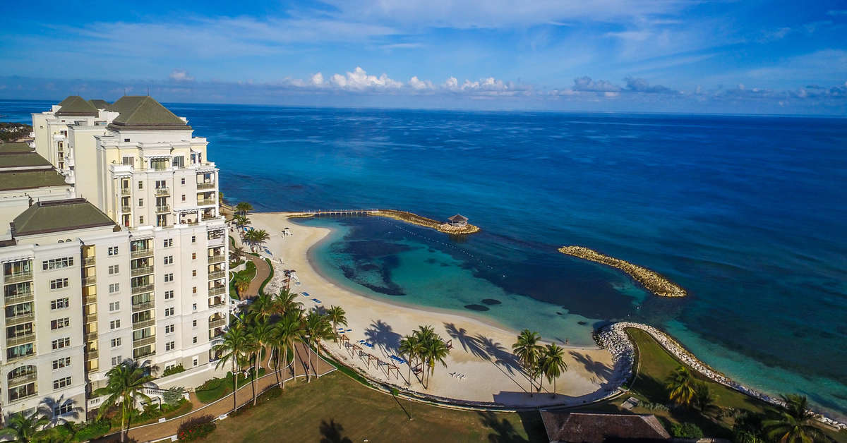 Ein Foto vom Strand beim Jewel Grande Montego Bay Resort & Spa