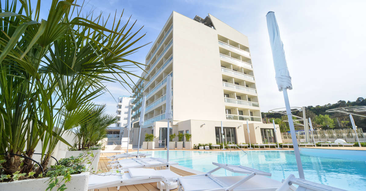 Een foto van een overzicht van Hotel Nautilus
