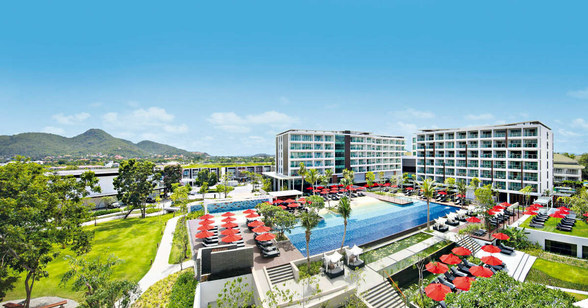 Een foto van het zwembad bij Amari Hua Hin