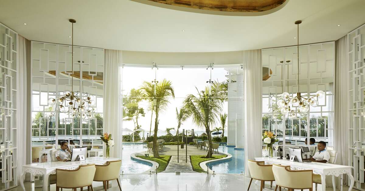 Een foto van het interieur van Azul Beach Resort Negril by Karisma