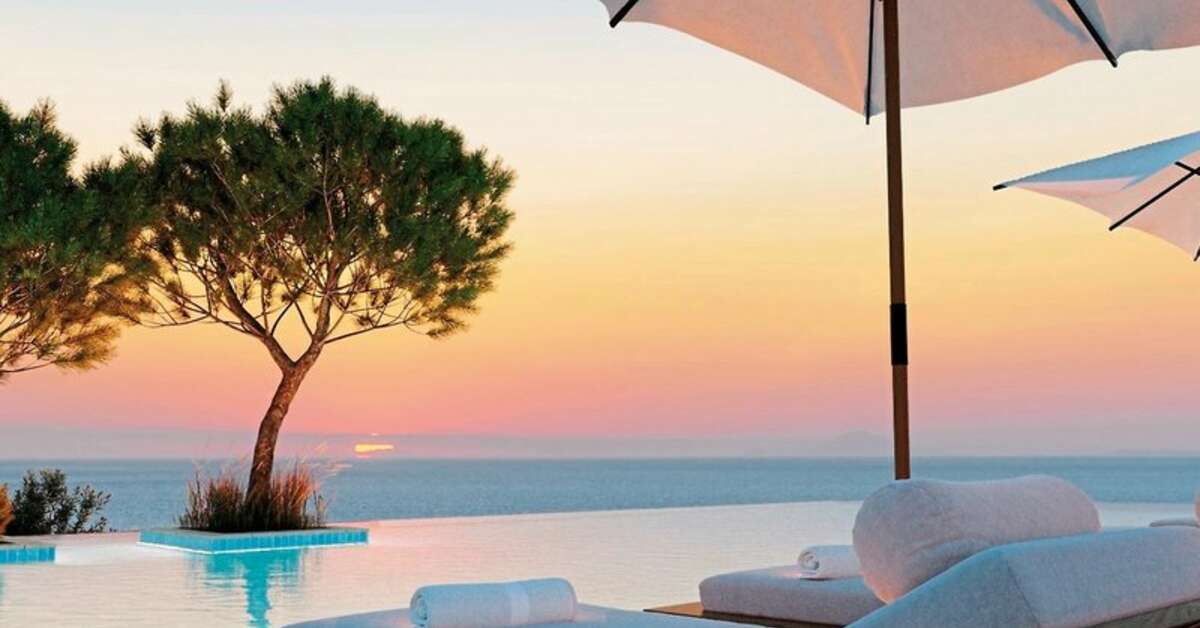 Een foto van het zwembad bij Lesante Cape Resort & Villas