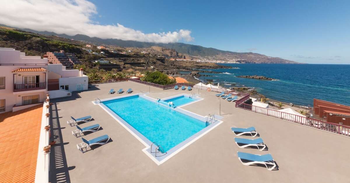 Ein Foto vom Pool im Apartments Centro Cancajos