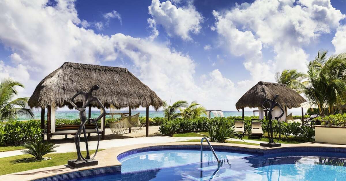 Een foto van het zwembad bij Hotel El Dorado Royale