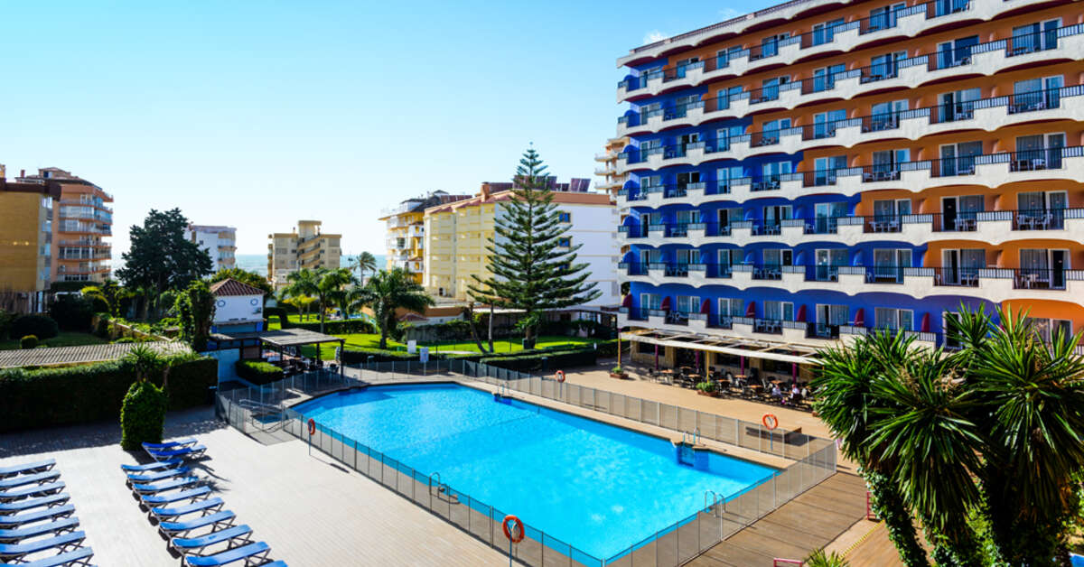 Een foto van het zwembad bij Hotel Monarque Fuengirola Park