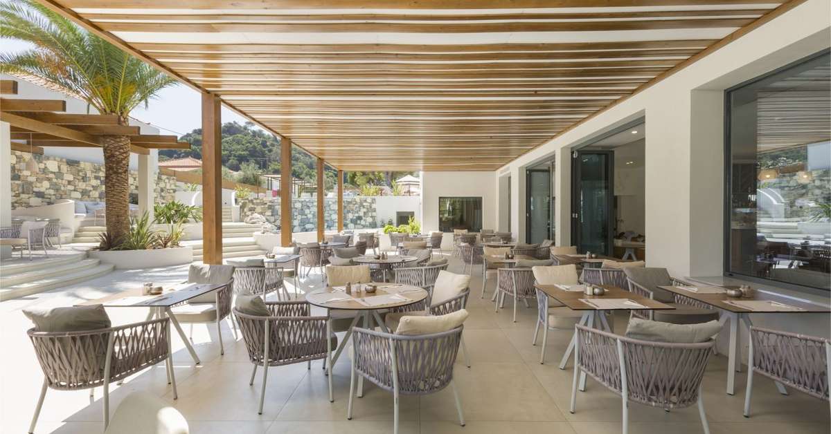 Een foto van de faciliteiten bij Samian Mare Hotel Suites & Spa